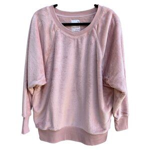 So Cozy Kohls Pink Plush Sweatshirt Size M Juniors Soft Fleece Warm Pullover New